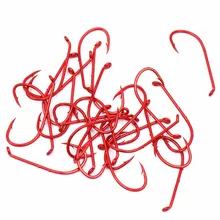 Новое поступление 25 шт. углерода Сталь Crank крючки рыболовные снасти аксессуар 1/0#2#4#6# рыболовные крючки