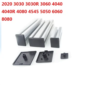 

EU2020,2040,3030,3030R,3060,4040,4040R,4080,4545,4545R,8080 Black Plastic End Cap Cover ABS EndCap Plug for Aluminum Profile