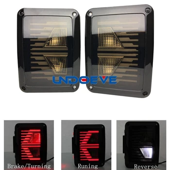 

Undoeve DOT Approved Smoked Lens LED Tail Lights Assembly for Jeep Jk JKU Freedom Rubicon 2007 - 2017 Smoked LED Tail Lights