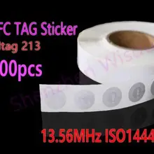 100 шт./лот NTAG213 NFC метки 13,56 МГц ISO 14443A все NFC телефоны доступны NFC тег наклейки Клейкие этикетки