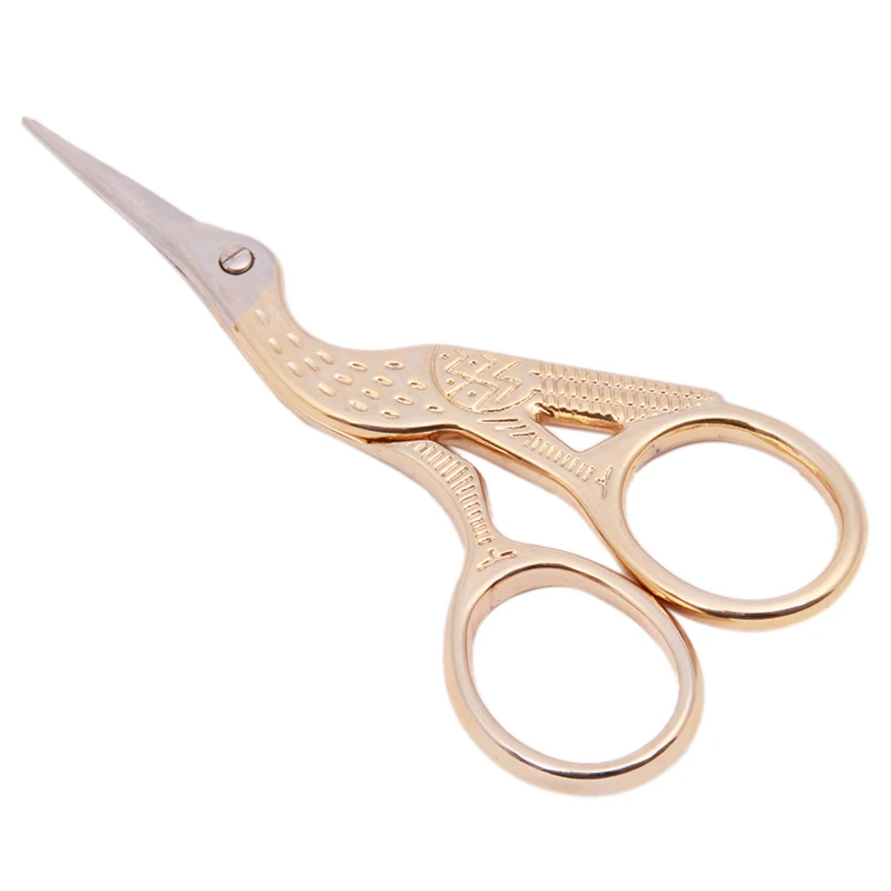 Fashion Tailor's Scissors Vintage Golden Sewing Scissors stainless