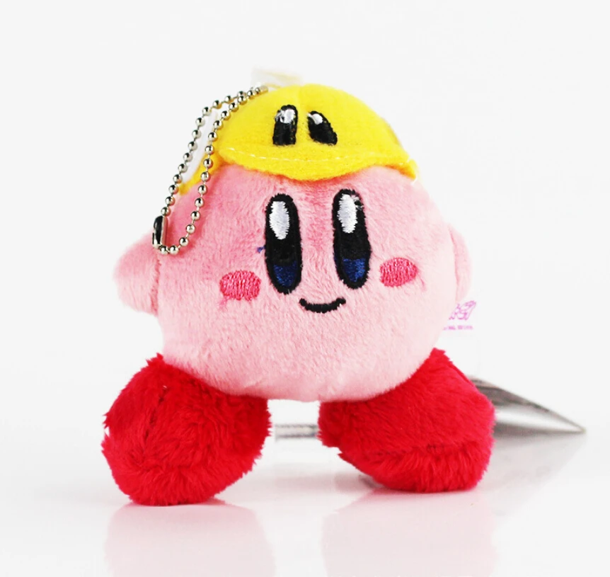 6 шт./лот 7 см Милая звезда Kirby плюшевый брелок Popopo маленький кулон детский