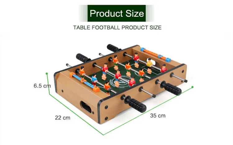 35*22*6,5 см домашние мини-футбольные столы, Футбольная настольная игра, игрушки для родителей и детей, деревянные четыре полюса, мини Настольный футбол