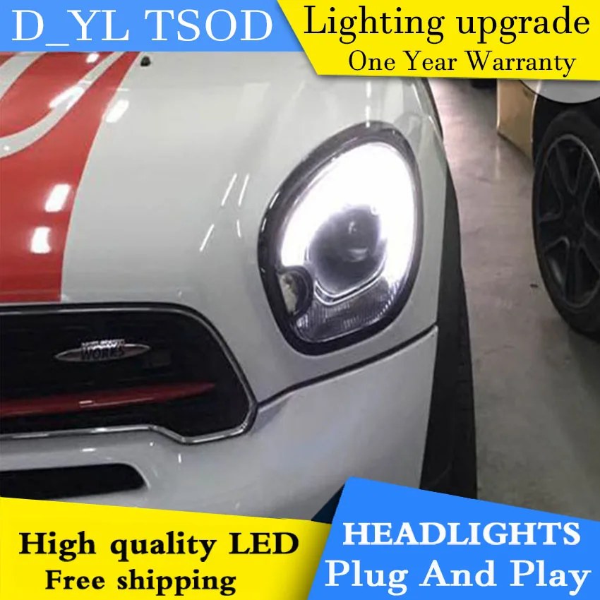 D_YL Car Styling for MINI Countryman R60 Headlights 2011 2016 R60 LED