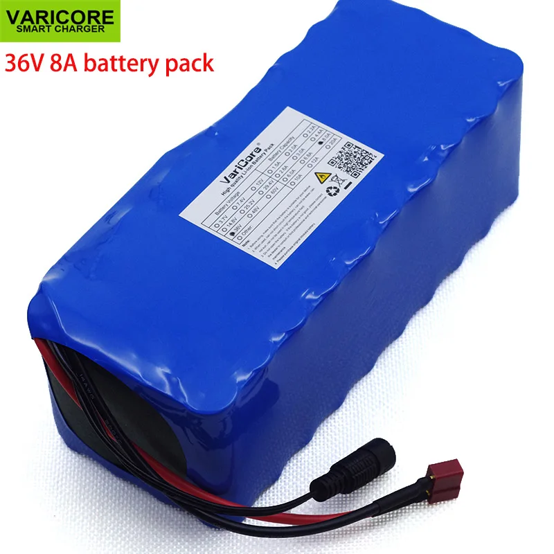 

VariCore 36V 500watt 8Ah 10S4P 18650 Rechargeable battery pack ,modified Bicycles,electric vehicle 36V Protection with BMS