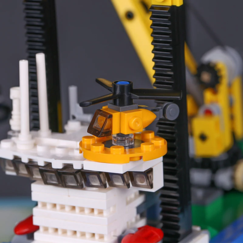 Borkum Riffgrund ветровой турбины строительные блоки совместимы с Lego 4002015 Creator expert