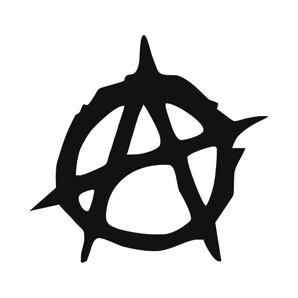 Anycuros Anarchy Decals Decoration Car Accessories Car Sticker 10.1cm9.5cm  (5)