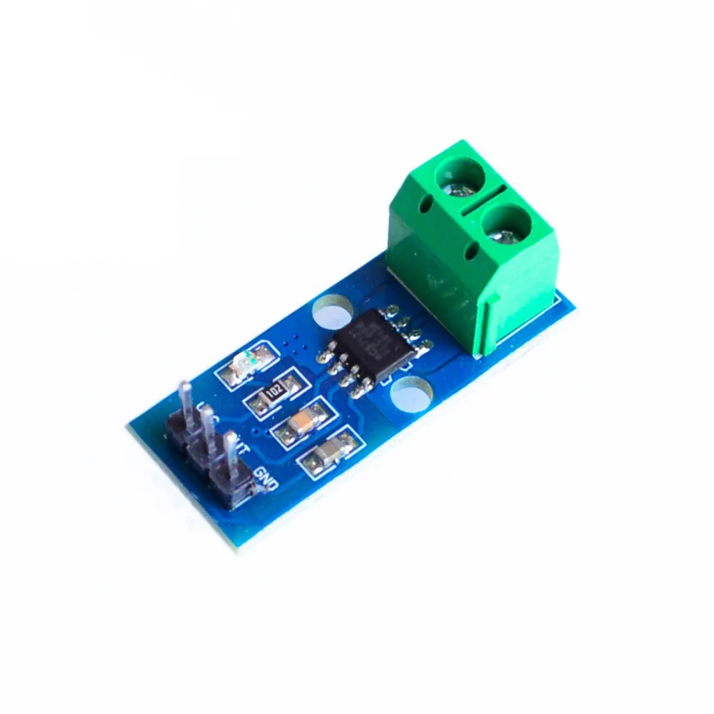 Glyduino ток Сенсор ACS712 20A диапазон ACS712ELC-20A чип модуль для Arduino(C7B2