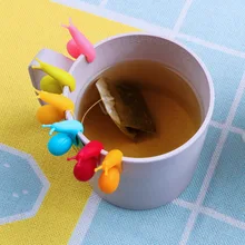 NICEYARD силиконовый инструмент для украшения чашки, чайные зажимы, милый в форме улитки, держатель чайной сумки, чашка, кружка, подвесной инструмент, любой цвет, чайные инструменты