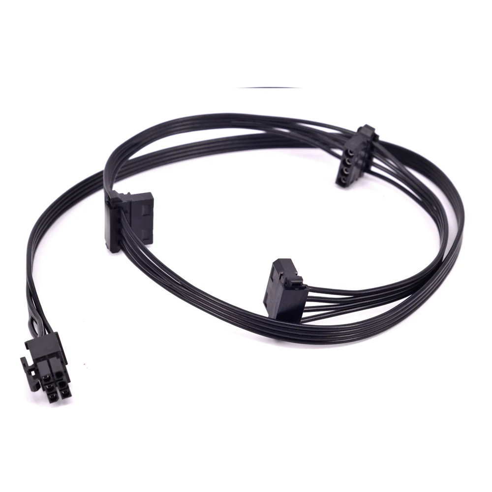 

PCI express 6Pin 1 to 3 IDE 4Pin Power Supply Cable Peripheral Port Multiplier for CORSAIR RM1000 RM850 RM750 RM650 RM550 RM450