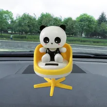 CARPRIE 16*10 см Милая Танцующая панда на солнечных батареях, качающаяся анимированная игрушка, танцующая игрушка, автомобильный декор, авто интерьерное украшение для дома