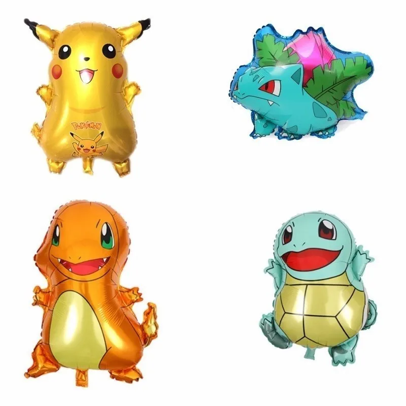 

1pcs Pikachu Pokemon Go Cartoon Animal Helium Foil Balloons Birthday Party Decorations Kids Ballons Baby Shower Boy Decor Globos