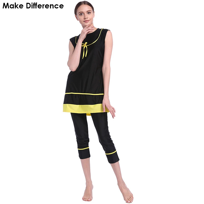 semi covered swimwear