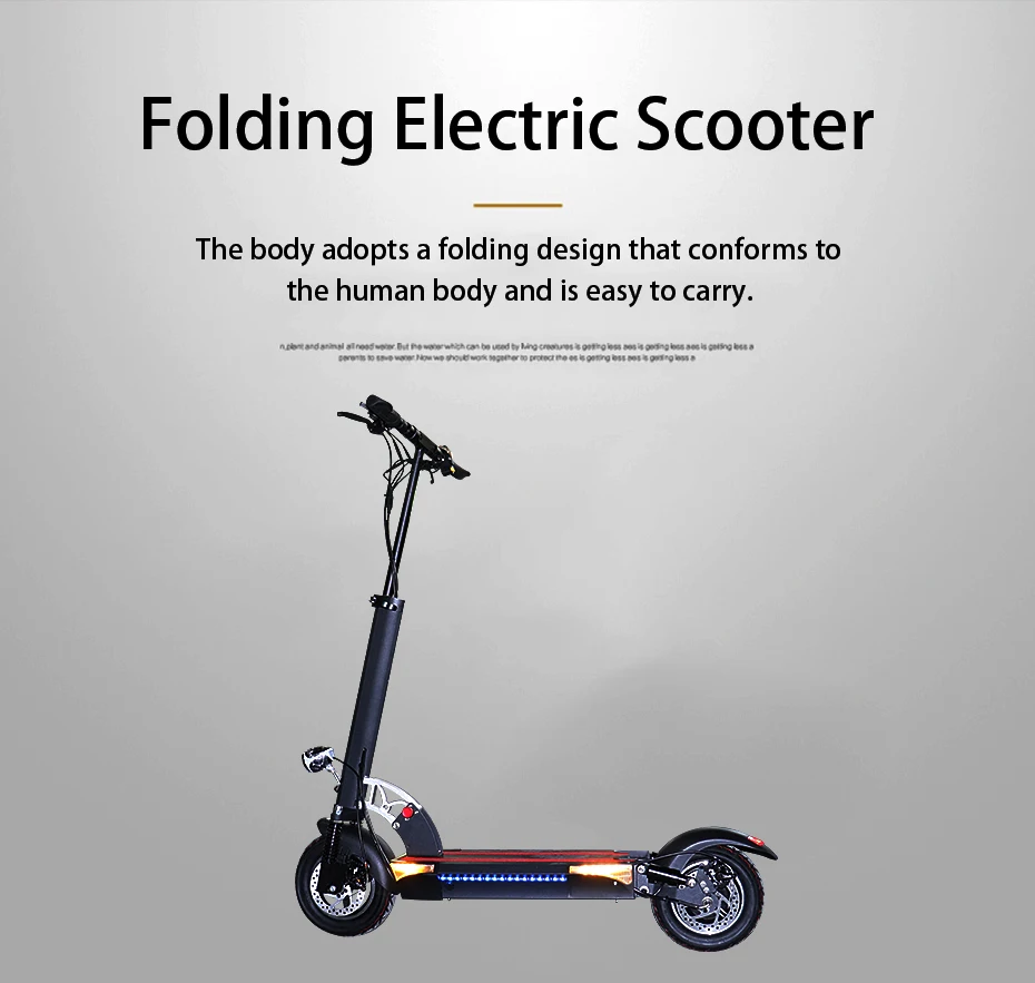 Flash Deal Electric Scooter 48V 500W Adult Patinete Electrico Motor Scooter Motor Trotinette Electrique Adulte Escooter  e Scooter Electric 0