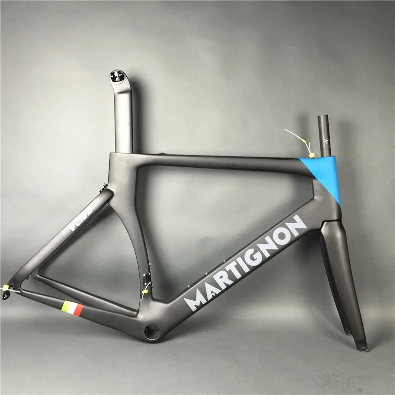 Sale Road Bike Full Carbon Frameset carbono fiber frame black blue high strength size 48/51/54/56/58cm glossy/matte UD surface 1