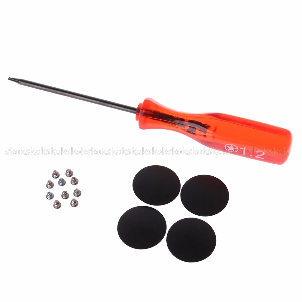 

4Pcs Feet Bottom Case Cover+Screws Set Tool For Macbook Pro Retina 13" 15" A1398 Parts and accessories Jy23 19 Dropship