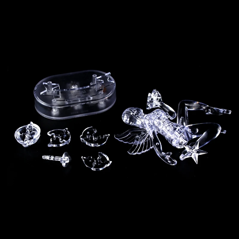 3D 12 кристаллов созвездия Diy строительные блоки Обучающие игрушки самоустанавливающееся освещение Девы блоки