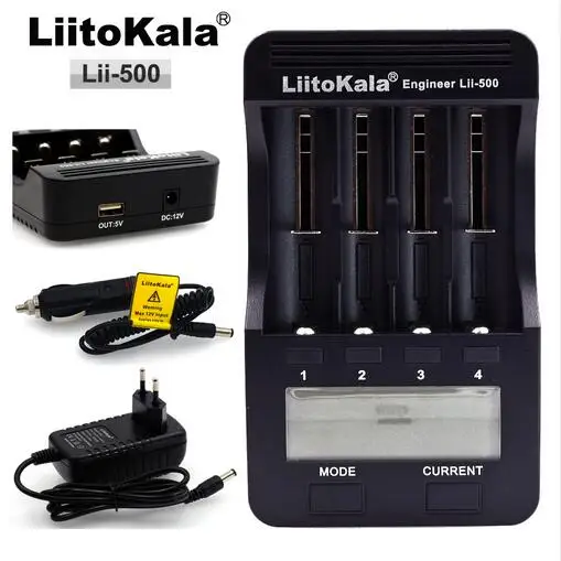 Новинка зарядное устройство для аккумуляторов LiitoKala с ЖК дисплеем 3 7 в 1 2 18650 26650