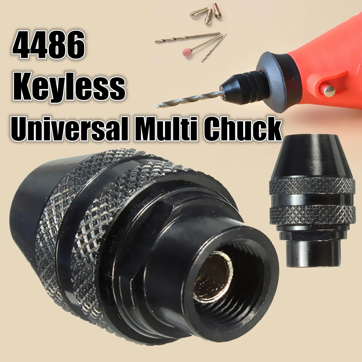 

1Pcs Universal 7mm Multi Chuck Quick Change Adapter Drill Bit FOR Rotary 4486 For M7 Flex Shaft