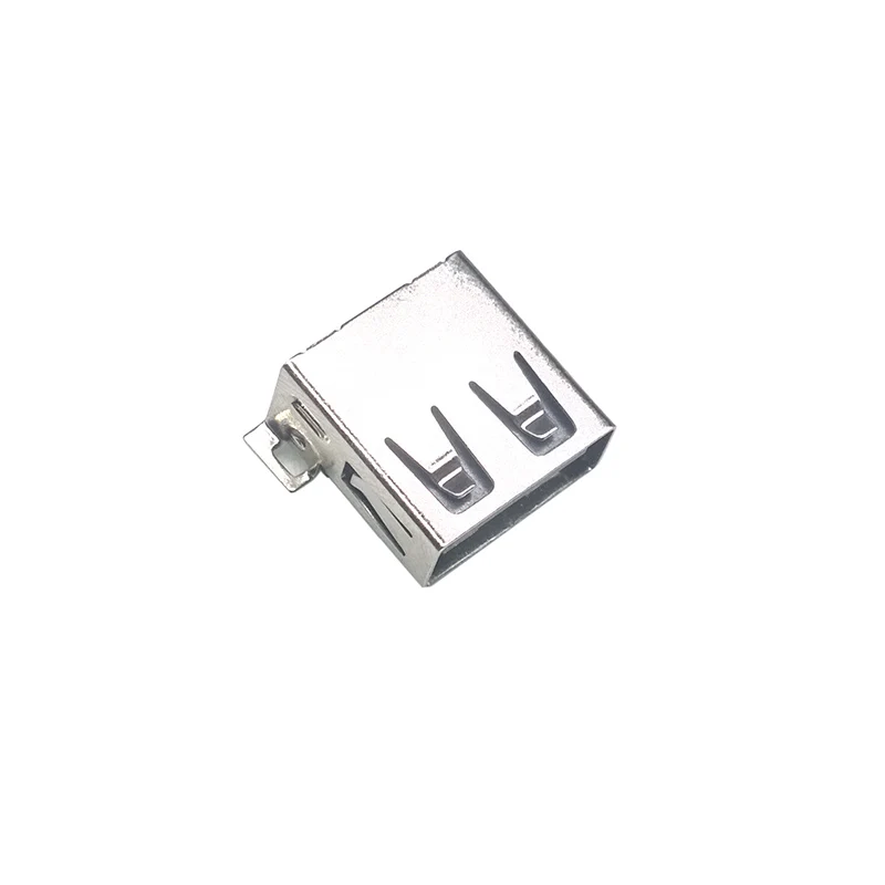 10 шт./лот гнездовой разъем USB 2 0 тип A плоский край 4 контакта фута 180 градусов для