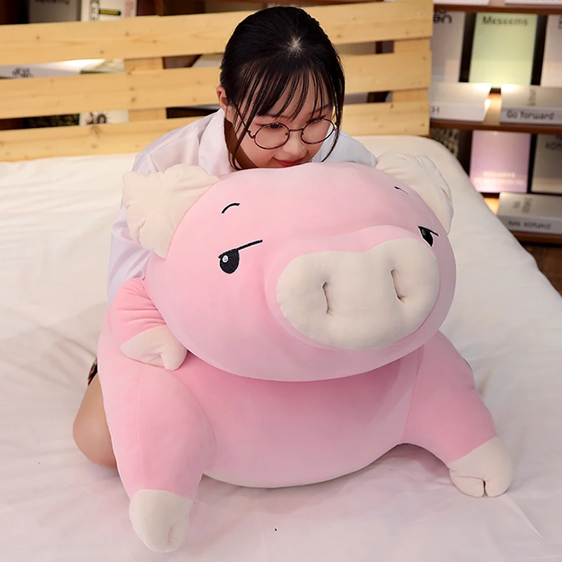 Kawaii мультфильм свинья плюшевые игрушки куклы большой stufefed жира розовый свиньи