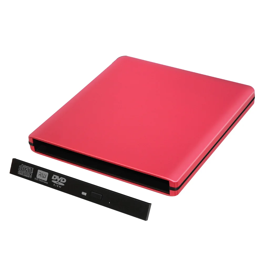 Новое поступление цветной USB 3,0 внешний DVD Rom корпус до 12,7 мм Корпус SATA для CD DVD RW без оптического привода