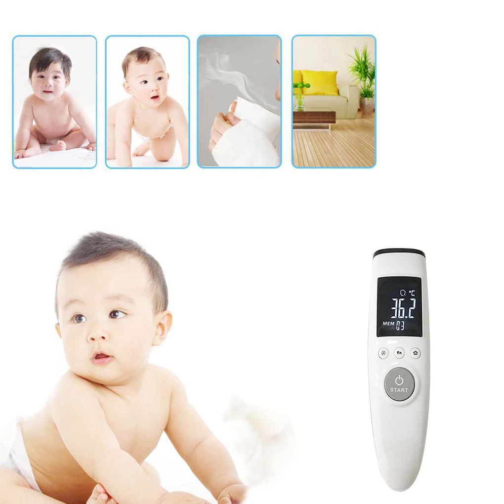

Non-contact Electronic Instant Read IR Forehead Thermometer Object Body Adult Baby Infrared Temperature Meter Baby Infrared