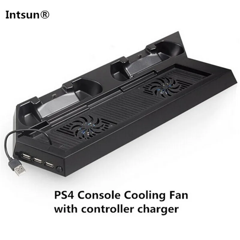 

PS4 accessories PS4 Console Cooler Fan with controller Charging charger Dock Station Build-in 3 Port USB HUB