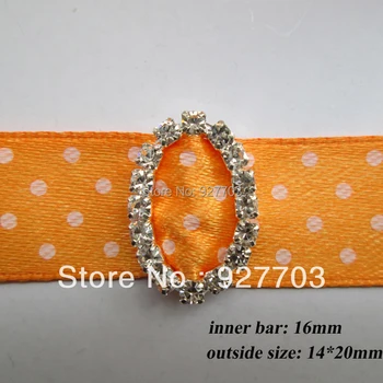 

(CM63 16mm)500pcs oval rhinestone buckle for wedding invirtation card