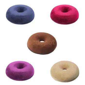 

Memory Foam Round Cushion Doughnut Ring Sit Pillow Pad Pressure Relief Piles 5 Colors Choice