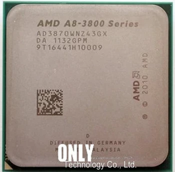 

AMD A8-Series A8-3870K - AD3870WNZ43GX A8 3870 Quad-Core CPU 100% working properly Desktop Processor