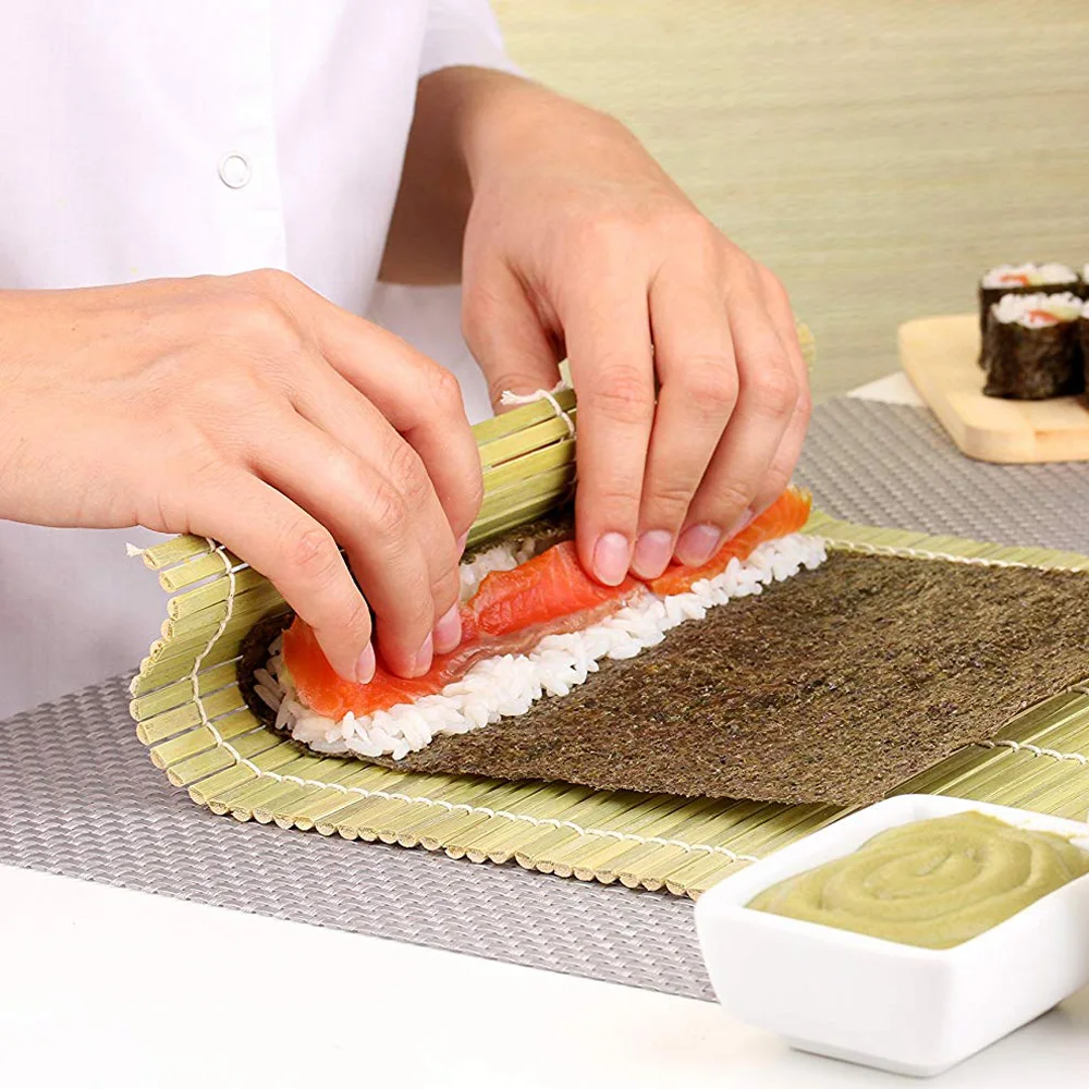 Бамбуковый роллер для суши набор приготовления сделай сам рисовый Onigiri ручная