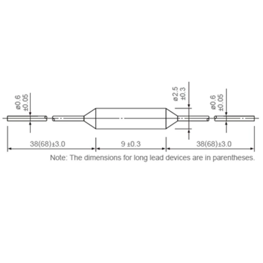 10 шт./лот Microtemp осевой SM тепловой предохранитель 142 градусов TF среза 2A 250V SM137A0