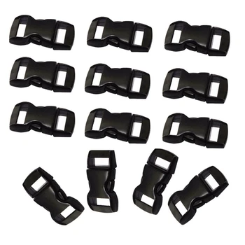 

12x Schnallen Gebogen 10mm Steckverschluss Klickverschluss