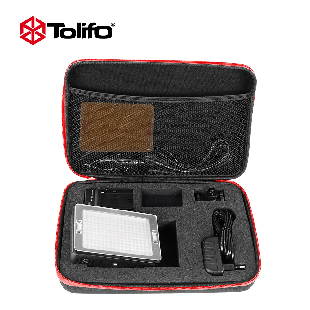 Tolifo PT-160S Kit 160 светодиодсветодиодный панель для видеокамеры дневсветильник 5600K/3200K
