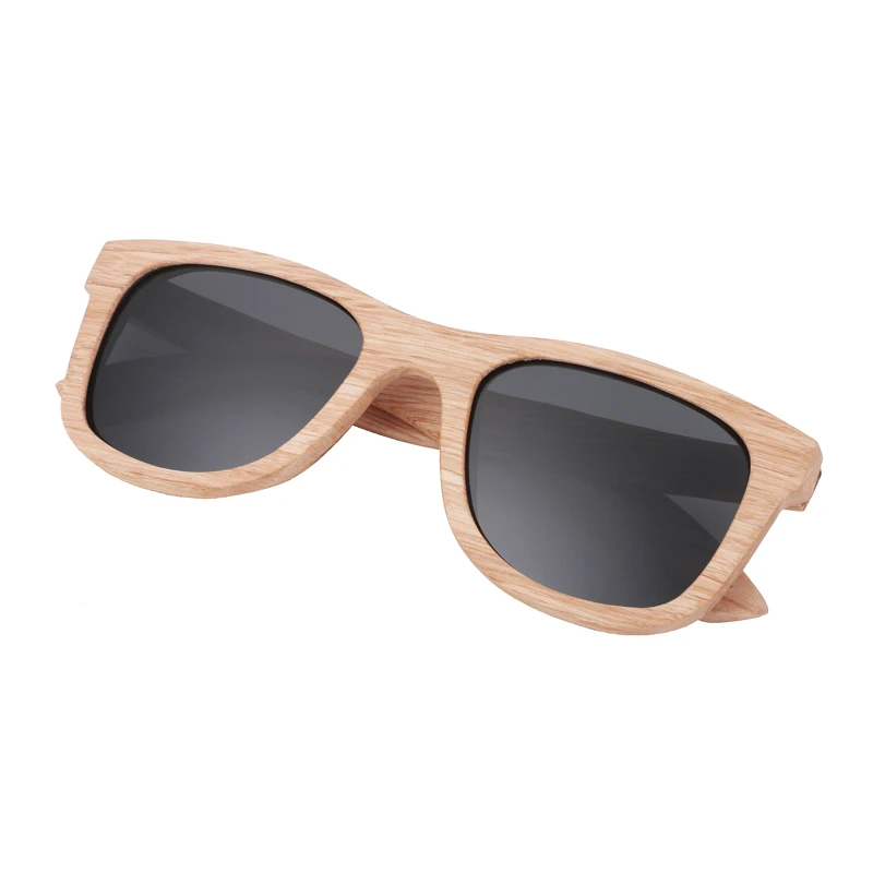BerWer поляризованные солнцезащитные очки ретро для мужчин и женщин Роскошные солнцезащитные очки из дерева ручной работы для друзей в качестве подарков дропшиппинг OEM - Цвет линз: black lens