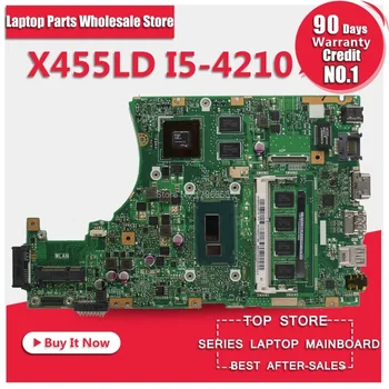 

For Asus X455LD X455LLN F455L F454L R455L W419L K455L X455LJ A455L i5-4210U 4G laptop motherboard tested 100% work mainboard