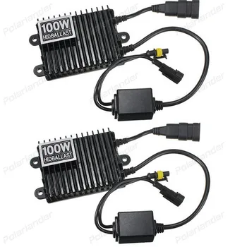 

2pcs or all Light Bulbs HID Ballasts 100W AC Car Conversion Kit Replacement Slim Ballast Blocks 12V