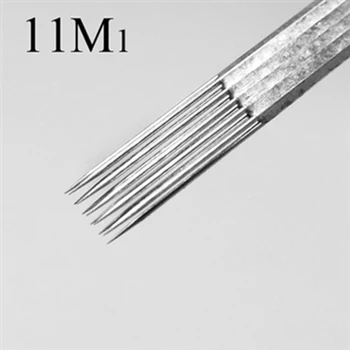 

50Pcs New Assorted Sterilize Disposable Magnum Tattoo Needles Permanent makeup Stainless Steel agujas piercing 11M1 tatuagem