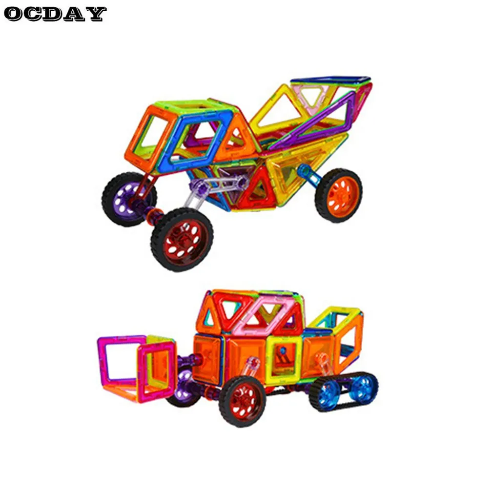 

Mini Magnetic Designer Construction Set Model & Building Toy Plastic Intellectual Development Puzzle Blocks Toys For Kids Gift