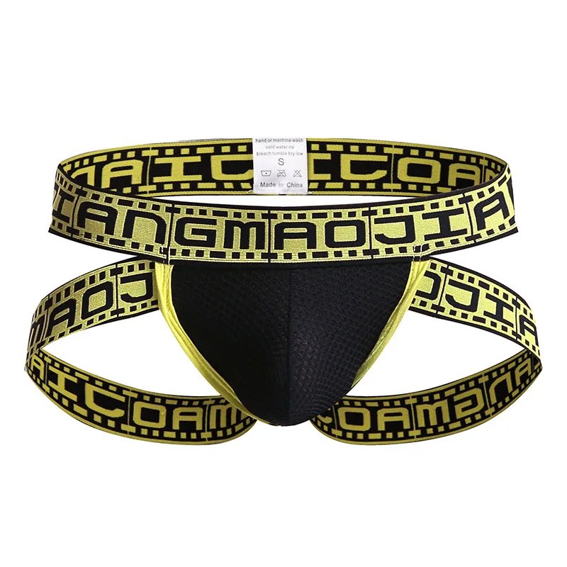 

jockstrap Sexy Underwear Men Thong Jock Strap Gay Underpants Strap Backless Male G Strings Mesh Panties Breathable Lingerie