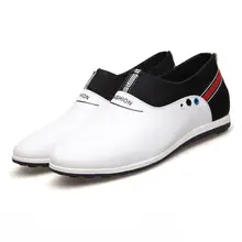 Повседневное итальянский Для мужчин кожаные Slip-On спортивные мокасины Для мужчин s вождения оксфорды обувь на плоской подошве с металлическими вставками мокасины человек удобная обувь