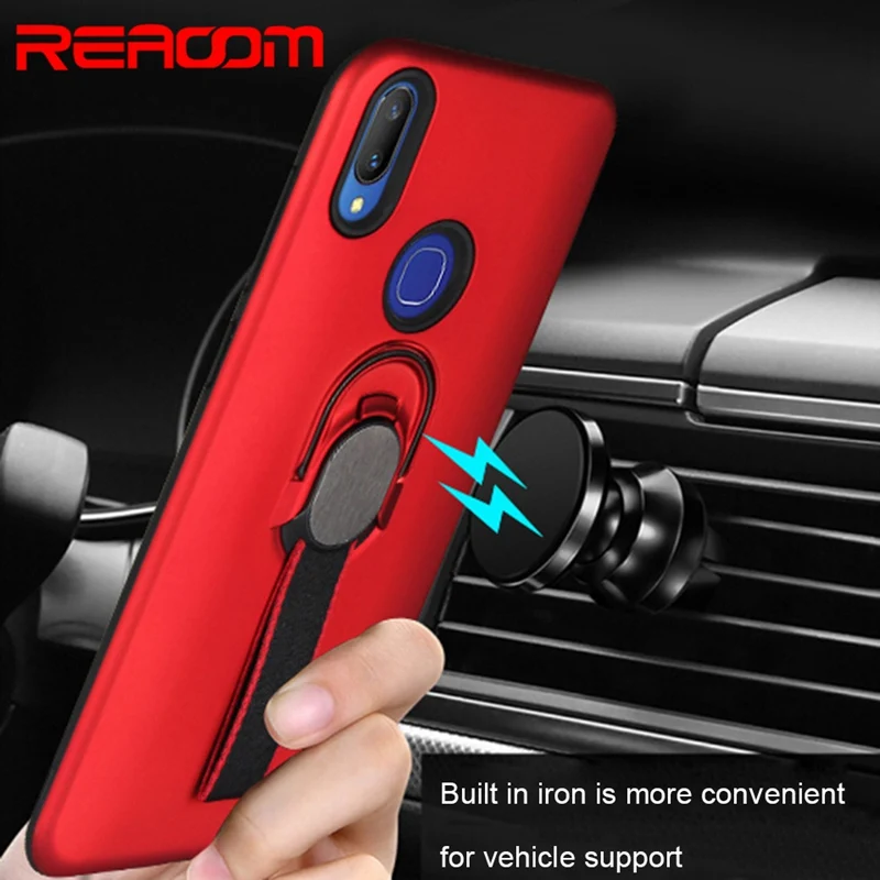 Ring Holder Case For Vivo V11i V11 Pro Cover Silicone Magnetic Luxury Phone Coque V 11 |