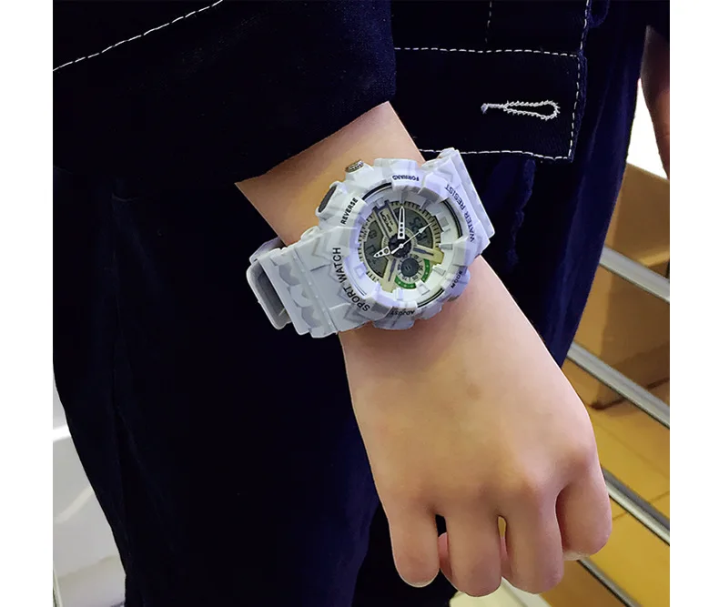 SANDA модные электронные спортивные часы женские светодиодные цифровые наручные часы женские часы Montre Femme Relogio Feminino