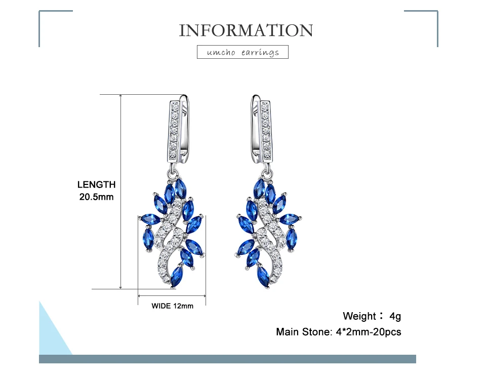 UMCHO-Sapphire--925-sterling-silver-earrings-for-women-EUJ088S-1pc_02