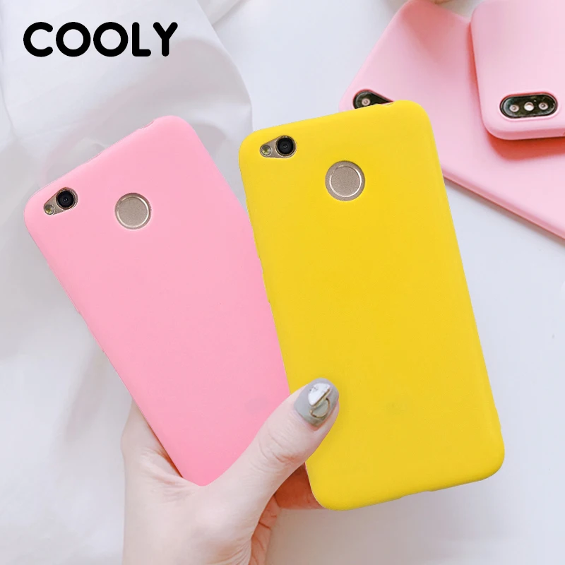 

COOLY Silicone Case For Xiaomi Redmi 6A Cases For Redmi 5A Back Cover on Redmi 4X Redmi S2 Coque Soft TPU Candy Color Phone Capa