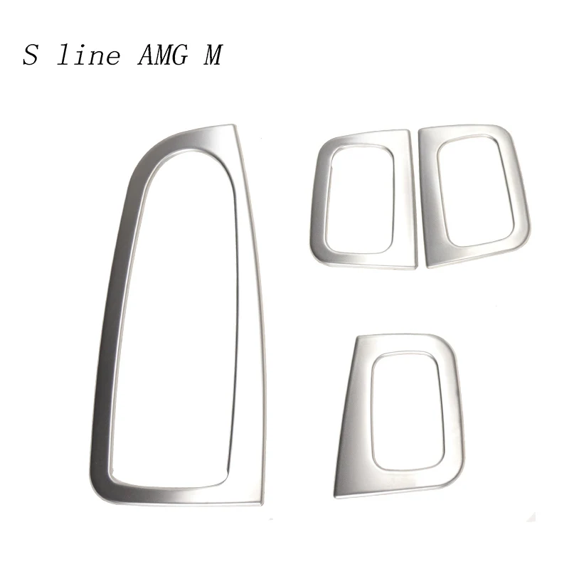 

Car styling window lift button switch panel cover Stickers trim For Mercedes Benz C Class W205 GLC X253 Auto Accessories LHD RHD