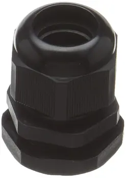 

10 Pcs Black PG13.5 Plastic Waterproof IP68 Compression Cable Stuffing Gland With Locknuts M20 x 1.5