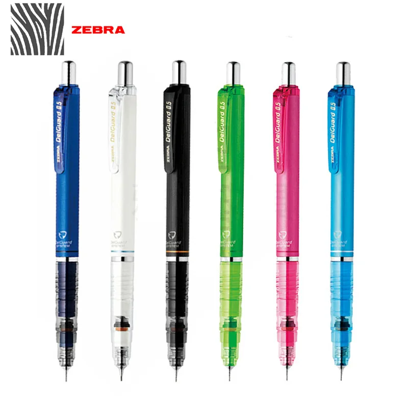 1 шт. Zebra Ma85 DelGuard 0 5 мм механический карандаш небьющиеся разноцветные карандаши с