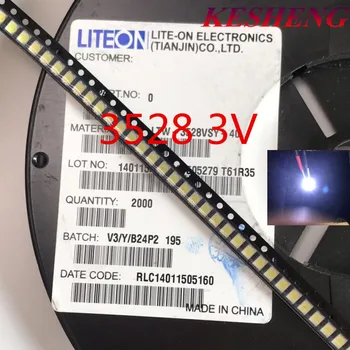

200PCS LITEON LED LCD TV Application LED Backlight Light Beads 1.5W 3V 3528 2835 148LM Cool white LCD TV Backlight Light Beads